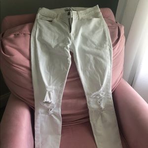 White jeans